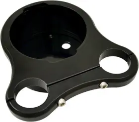 17148980 Drag Specialties T-bar Single Gauge Mount For Standard 1.25 Inch Gloss Black