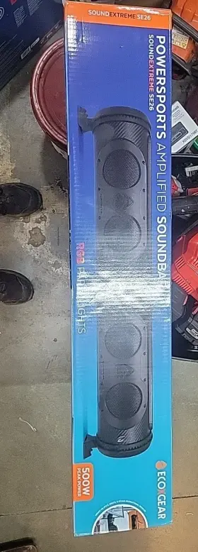 Se26 Ecoxgear 819127013783 Sound Extreme Powersports Amplified Soundbar Rgb
