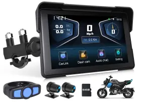 Stp6usebm1 Eonon P6 Carplay Android Auto 7 Inch Moto Stereo Motorcycle Remote Controller Tpms 4k