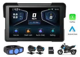 Stp6useum5 Eonon Gps Portable Motorcycle Navigator Wireless Carplay Waterproof 7 Inch Ips Touch Screen