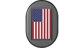 Fd21-ac-blk-rt Figurati Designs Rear Fender Antenna Cover Right Us Flag Black #fd21-ac-blk-rt