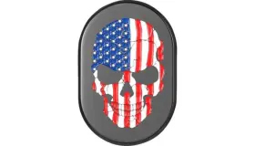 Fd25-ac-blk-rt Figurati Designs Rear Fender Antenna Cover Right Skull Black