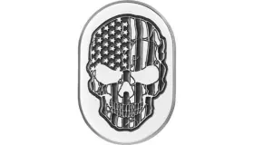 Fd27-ac-ss-lt Figurati Designs Rear Fender Antenna Cover Left Skull/cc Chrome #fd27-ac-ss-lt