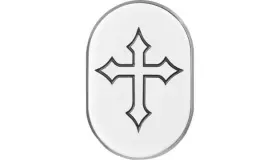 Fd41-ac-ss-lt Figurati Designs Rear Fender Antenna Cover Left Cross Chrome #fd41-ac-ss-lt