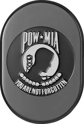 Fd55-ac-blk-rt Figurati Designs - Antenna Cover Right Rear Fender Pow-mia Black