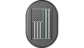 Fd72-ac-blk-rt Figurati Designs Rear Fender Antenna Cover Right Green Line Black