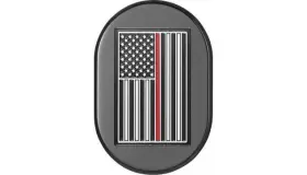 Fd75-ac-blk-rt Figurati Designs Rear Fender Antenna Cover Right Red Line Black