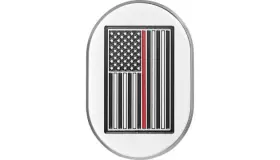 Fd75-ac-ss-rt Figurati Designs Rear Fender Antenna Cover Right Red Line Chrome