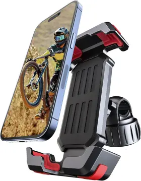 Xx12 Gemi Black Bike Motorcycle Handlebar Phone Mount Adjustable For Ebike Scooter