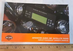 76405-06 Genuine Harley-davidson #76405-06 Advanced Audio Xm Satelite Radio Owners Manual