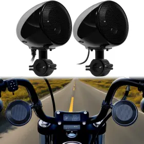 Mp054 Gohawk 300w Bluetooth Motorcycle Handlebar Audio Amplifier Stereo Speaker System Harley