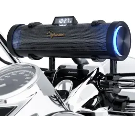 Mp220 Gohawk Waterproof Motorcycle Stereo 6 Speakers Audio System Bluetooth 300w Amp Fm Radio