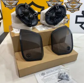 46000319a Harley-davidson 14-23 Oem Boom Audio Stage 2 Cvo Touring Saddlebag Lid Speakers Kit