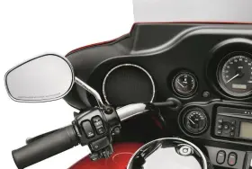 61400033 Harley-davidson New Genuine 1996-2013 Touring Set Of Diamond Ice Speaker Trim