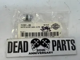 71727-03 Harley-davidson New Oem Chrome Ultra Audio Switch Keycap Cap Nip