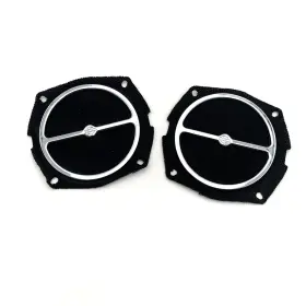 74604-99 Harley-davidson Oem Chrome Bar And Shield Speaker Trim Front Fairing Covers 98-13 Touring