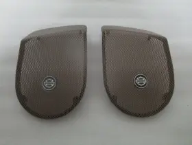 76000180 Harley-davidson 06-13 Touring Boom Audio Saddlebag Speaker Lid Grilles Bronze