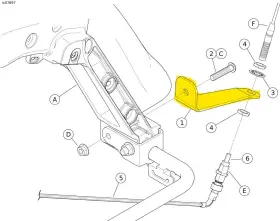 76000309 Harley-davidson New Genuine 2014-2023 Touring Antenna Relocation Bracket