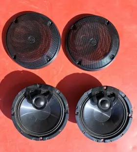 76000320 Harley Davidson 15450 Genuine 14-23 Cvo Touring 6.5 Inch Fairing Tour Pack Boom Speakers Oem