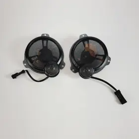 76000536 Harley-davidson Boom Audio Stage Ii Touring Fairing Left Speaker Grill With Tweeter Rusted