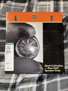 Harley-davidson 76000621 Davison Burst Collection Tour-pac Speaker Trim
