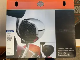 76000666 Harley-davidson Boom Audio Bluetooth Cruiser Amp Speaker Expansion Kit Chrome