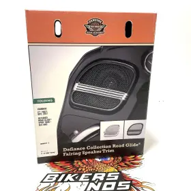 76000692 Harley-davidson Genuine Defiance 2015 Up Road Glide Fairing Speaker Grills Black