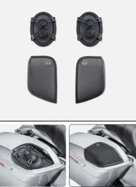 76000954 Harley-davidson Boom Audio Stage Ii Saddlebag Speaker Lid Kit 2014-22 Touring Speakers