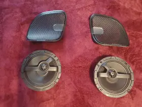 76000982 Harley-davidson Used Road Glide Rockford Fosgate Stage I Speakers. Take Off Part