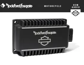 76001296 Harley-davidson Rockford Fosgate Audio 2024-up Road And Street Glide Primary Amplifier 500w