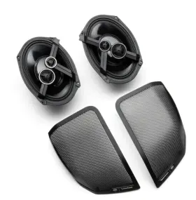 76001299 Harley Davidson Rockford Fosgate Stage 3 6x9 Saddlebag Speaker Kit 2023-24 Cvo Touring