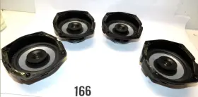 77029-06 Harley Davidson 76029-06 Lot Of 4-4 1/2 Inch Fairing Speakers With Mounting Adapters For Mint