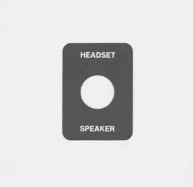 76297-89 Harley Davidson 1989-2024 Oem Speaker Headset Label Communication System