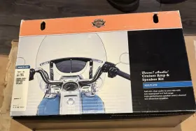 76321-09 Harley-davidson New Obsolete Boom Audio Windshield Amp And Speaker Kit
