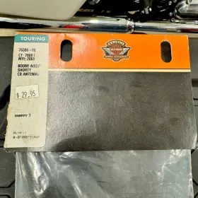 76386-08 Harley-davidson Genuine Boom Audio Flhtcu Shorty Cb Antenna New In Pkg Fits