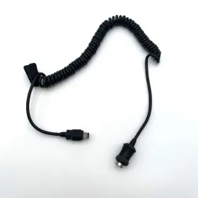 76574-09 Harley-davidson Oem Coil Cord 1/2 Half Helmet Audio Extension 7 Pin Cable