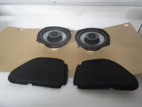 77021-98 Harley-davidson 06-13 Fltr Road Glide Front Fairing Speakers Grilles Oem