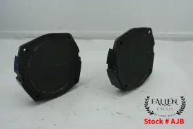 77047-98 Harley-davidson 2005 Electra Glide Front 5.25 Inch Speaker Grille Cover Set