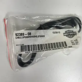 92389-08 Harley-davidson Oem Cable Speaker Audio Stereo