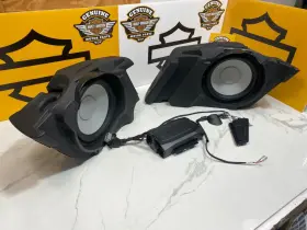 Hd14-sbsub Harley-davidson 46027 Rockford Fosgate 2014 Dual 10 Inch Saddlebag Subwoofer