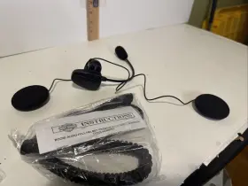 J04877 Harley-davidson Boom Audio Communication Wired Headset Helmet Mount Kit