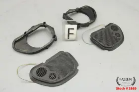 Rkgr-hrg06 Harley-davidson 2013 Road Glide J&m Jmc Speaker Grille Cover Mount Set With Tweeters