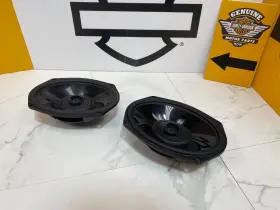 Tms69 Harley-davidson Oem Touring Audio Rockford Fosgate Saddlebag Lid Speakers