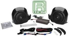 1654lclwr Hogtunes Wild Boar Lower Fairing Speaker Kit #wba Harley Davidson