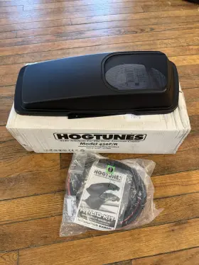 17-aa Hogtunes Black Right Side Saddlebag Speaker Lid 1998-2013 Harley Touring Flhx
