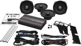 200w Hogtunes 450u 4-speaker Amplifier Kit 00-13 Harley-davidson Electra Glide Ultra