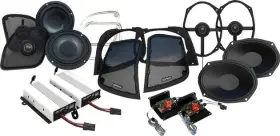 800.rg Hogtunes Wild Boar Speaker/amplifier Kit With Cut-in Lid Adapters #wba Retro