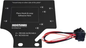 Rg4ch-aa Hogtunes 4-channel Amplifier Mount Plate Kit Harley Davidson Road Glide