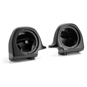Hw144008 Hogworkz Vivid Black 6 1/2 Inch Lower Fairing Speaker Pod Mounts -