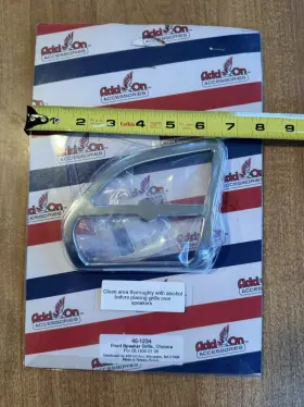 45-1234 Honda Add On Accessories Gl1800 Front Speaker Chrome Grille Part # New